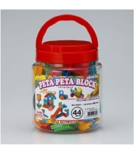 Amazon.co.jp: ペタペタブロック (コンテナケース入) M 200PCS